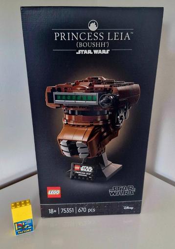Lego 75351 Star Wars Prinses Leia (Boushh) Helm beschikbaar voor biedingen