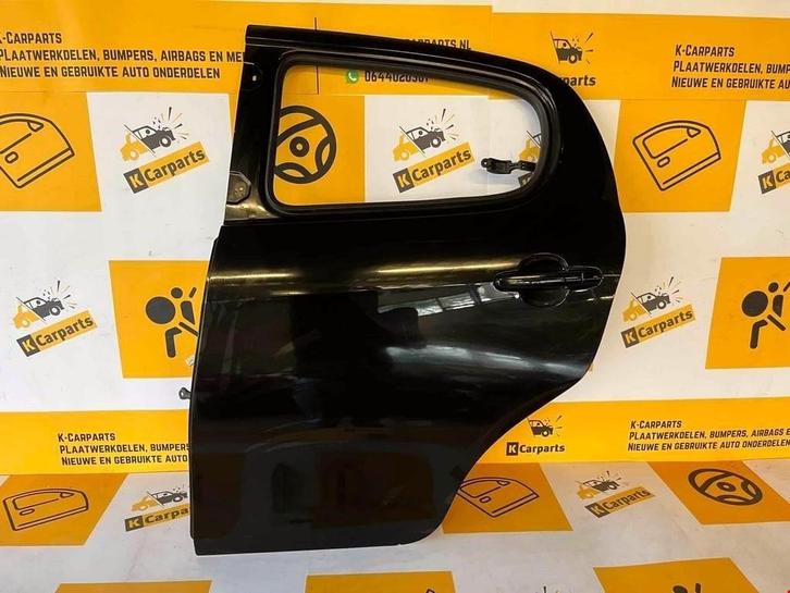 Links achter Portier Peugeot 108/c1 origineel linker deur, Auto-onderdelen, Carrosserie, Deur, Peugeot, Achter, Links, Gebruikt