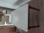 Massieve dennehouten eettafel met 2 schuiven, Ophalen, Gebruikt