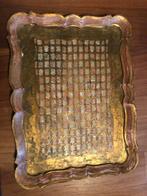 antiek dienblad, Ophalen, Zo goed als nieuw, Rechthoekig, Hout