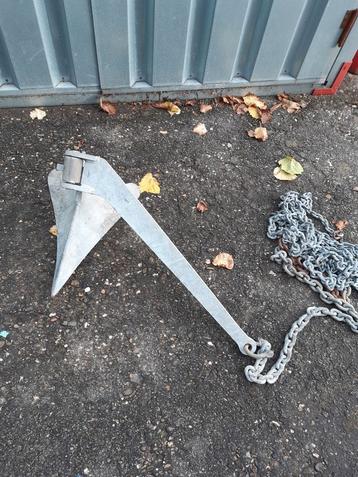 PLOEG SCHAAR ANKER 20 /22 KG MET 11 METER ANKER KETTING  beschikbaar voor biedingen
