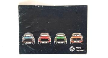 Brochure Classic MINI Leyland.  beschikbaar voor biedingen