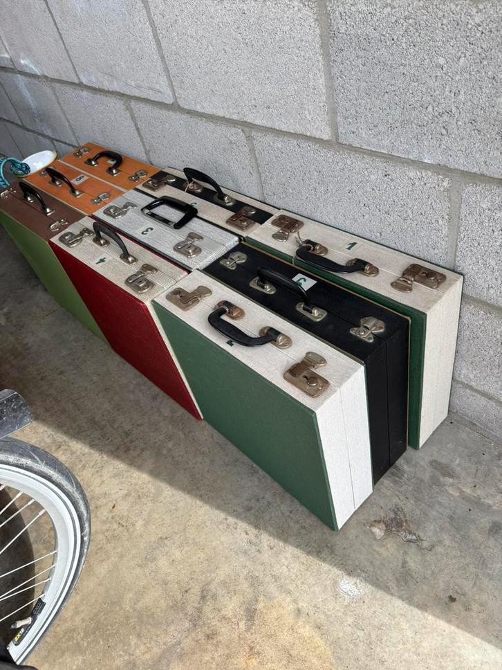 Vintage LP’s valies, Verzamelen, Retro, Ophalen