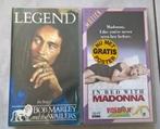 vhs-cassette Bob Marley Madonna, Alle leeftijden, Gebruikt, Ophalen of Verzenden, Muziek en Concerten