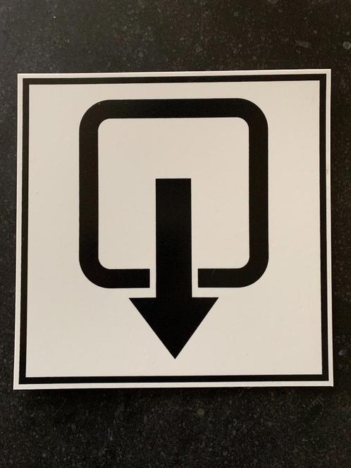Pictogram Uitgang Exit, Hobby en Vrije tijd, Stickers en Plaatjes, Nieuw, Plaatje, Ophalen of Verzenden