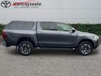 Toyota Hilux Lounge 40496 + BTW, Autos, Argent ou Gris, Achat, Noir, Diesel