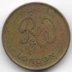 Royaume-Uni : Jeton de machine à sous : R&W London (Ruffl), Timbres & Monnaies, Pièces & Médailles, Autres matériaux, Enlèvement ou Envoi