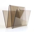 Vintage plexi magazine holder/ Seventies krantenbak, Huis en Inrichting, Woonaccessoires | Krantenbakken en Lectuurbakken, Ophalen of Verzenden