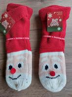 Rudolf en Santa kerstsokken met anti-slip (9-12 jaar) NIEUW, Diversen, Ophalen of Verzenden, Nieuw