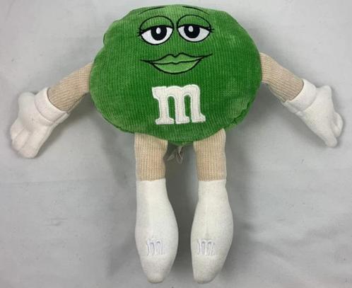 M&M's knuffel 32cm groen meisje reclame Mars pluche 2021, Verzamelen, Merken en Reclamevoorwerpen, Zo goed als nieuw, Verzenden