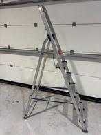 Altrex trapladder 6 treden (Double Decker), Doe-het-zelf en Bouw, Ophalen, Gebruikt, Ladder, Opvouwbaar of Inschuifbaar