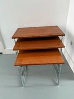 Set « tables gigognes » Brabantia, Maison & Meubles, Tables | Tables d'appoint, Moins de 55 cm, Utilisé, Rectangulaire, Bois