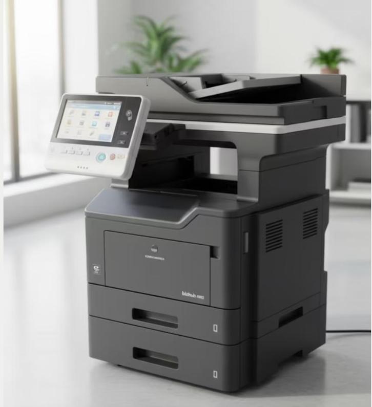 kleur laserprinter Konica Minolta, Computers en Software, Printers, Gebruikt, Printer, Laserprinter, Ophalen