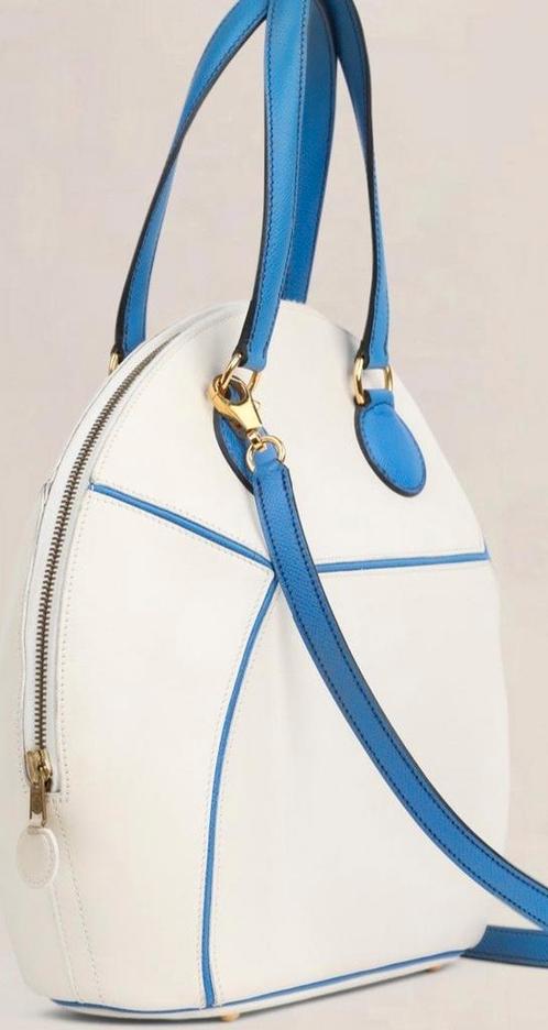 Handtas en of met lange riem Hermes, Handtassen en Accessoires, Tassen | Damestassen, Zo goed als nieuw, Handtas, Blauw, Ophalen