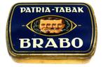 GEZOCHT: Tabaksdoos PATRIA BRABO tabak, Verzamelen, Tabaksdoos of Verpakking, Gebruikt, Verzenden