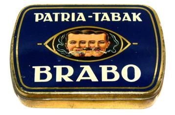 GEZOCHT: Tabaksdoos PATRIA BRABO tabak