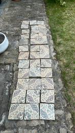Tegeltjes vintage motief, Doe-het-zelf en Bouw, Ophalen, Gebruikt, Keramiek, Minder dan 20 cm