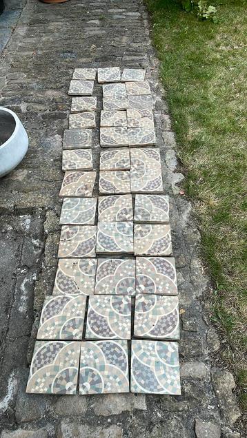 Tegeltjes vintage motief beschikbaar voor biedingen