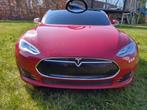 Tesla Model S elektrische wagen voor kinderen, Kinderen en Baby's, Ophalen of Verzenden, Gebruikt