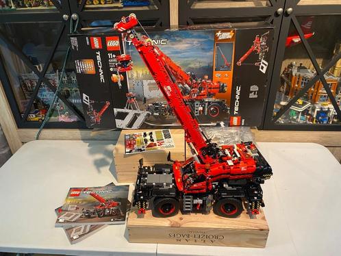 lego bouwkraan 42082 met extra stickervel, Kinderen en Baby's, Speelgoed | Duplo en Lego, Zo goed als nieuw, Lego, Complete set