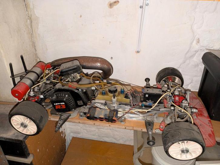 RC 1/5 Lauterbacher volledige opties aluminium, Hobby en Vrije tijd, Modelbouw | Radiografisch | Auto's, Gebruikt, Ophalen