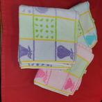 6 NIEUWE VIERKANTE SPONSEN KEUKENHANDDOEKEN 3 KLEUREN, Ophalen of Verzenden, Nieuw, Theedoek of Handdoek