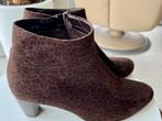 Enkellaarzen Ara 40 G Suède, Kleding | Dames, Schoenen, Ophalen, Zo goed als nieuw, Bruin