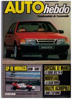 Auto Hebdo nr 423 juin 1984, Saab 9000, MGA Twin Cam Racing, Livres, Utilisé, Enlèvement ou Envoi, Plusieurs auteurs, Collectif