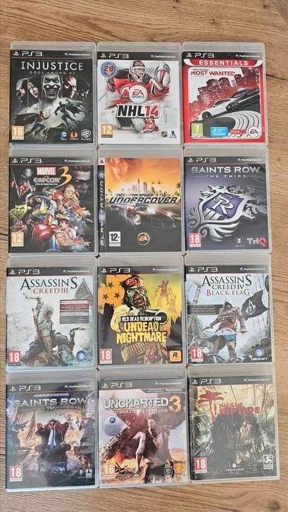12 ps3 games, Games en Spelcomputers, Games | Sony PlayStation 3, Gebruikt, Ophalen