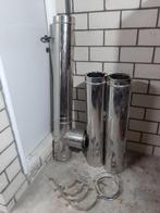 dubbelwandige geïsoleerde inox kachelbuizen, Doe-het-zelf en Bouw, Ophalen, Inox, Gebruikt, Overige typen