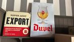 Metalen bord Super 8 en Duvel, Collections, Marques de bière, Comme neuf, Enlèvement