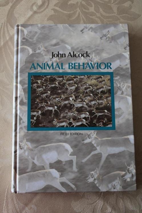 John Alcock - Animal behavior - Fifth edition -Engelstalig, Livres, Science, Comme neuf, Sciences naturelles, Enlèvement ou Envoi