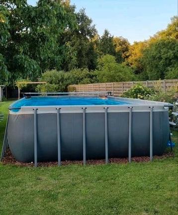 Compleet Intex Ultraframe zwembad + toebehoren  beschikbaar voor biedingen