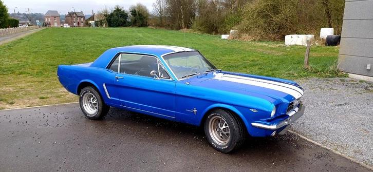 Ford Mustang Coupé 1965 v8 302, Auto's, Oldtimers, Particulier, Bluetooth, Lichtmetalen velgen, Radio, Ford, Benzine, Coupé, 3 deurs