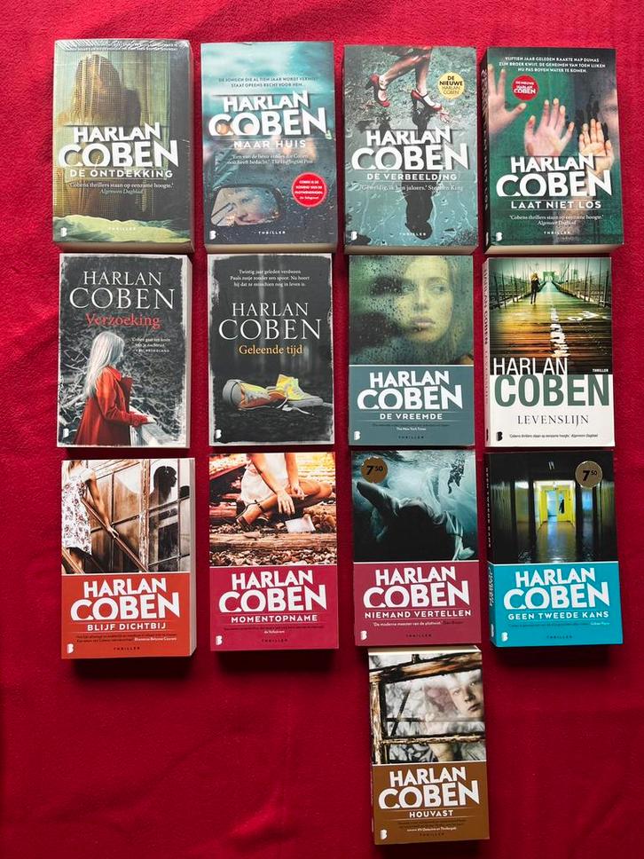 Harlan Coben – 14 thrillers in topstaat (30% korting), Boeken, Thrillers, Ophalen of Verzenden