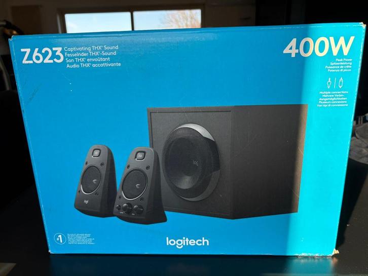 Logitech Z623 THX 2.1 pc speakerset, Computers en Software, Pc speakers, Nieuw, Audiokanaal 2.1, Ophalen of Verzenden