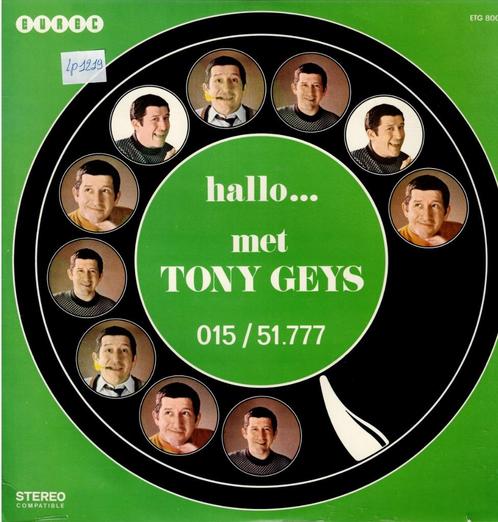 lp   /   Tony Geys – Hallo ... Met Tony Geys, CD & DVD, Vinyles | Autres Vinyles, Autres formats, Enlèvement ou Envoi