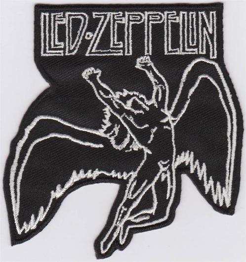 Led Zeppelin stoffen opstrijk patch embleem #3, Collections, Musique, Artistes & Célébrités, Neuf, Vêtements, Envoi