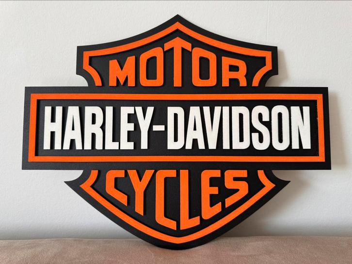 Harley-Davidson handgemaakt geschilderd bord wall art living, Motoren, Onderdelen | Harley-Davidson, Nieuw, Ophalen of Verzenden