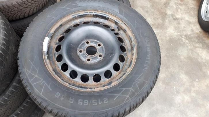 Kit Hiver Opel Mokka + 215/65/16, Auto-onderdelen, Banden en Velgen, Banden en Velgen, Winterbanden, 16 inch, 215 mm, Gebruikt