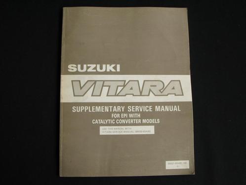 Werkplaatsboek Suzuki Vitara (EPI) supplement, Auto diversen, Handleidingen en Instructieboekjes, Ophalen of Verzenden