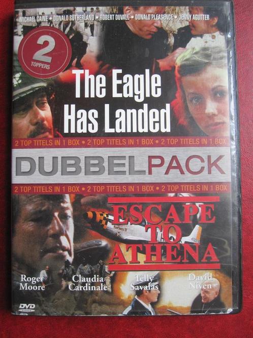 The Eagle has Landed + Escape to Athena (2 films op 1 DVD), Cd's en Dvd's, Dvd's | Actie, Zo goed als nieuw, Actie, Boxset, Vanaf 16 jaar