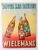 karton reclamebord 1939 Bière WIELEMANS CEUPPENS, Ophalen of Verzenden, Zo goed als nieuw, Reclamebord