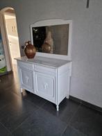 armoire, armoire à miroir, dessus en marbre, Maison & Meubles, Enlèvement, Utilisé