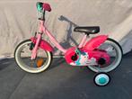 Btwin meisjesfiets 14 inch, Fietsen en Brommers, Fietsen | Kinderfietsjes, Ophalen of Verzenden, Zo goed als nieuw, Zijwieltjes