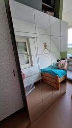 Grote dansspiegel - wandspiegel, Antiek en Kunst, Ophalen, Rechthoekig, 100 tot 150 cm, 150 tot 200 cm