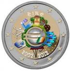 2 euro Ierland 2012 cash gekleurd, Postzegels en Munten, Munten | Europa | Euromunten, 2 euro, Ierland, Ophalen of Verzenden