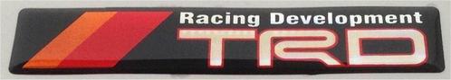 TRD Toyota Racing Development 3D doming sticker #7, Autos : Divers, Autocollants de voiture, Envoi