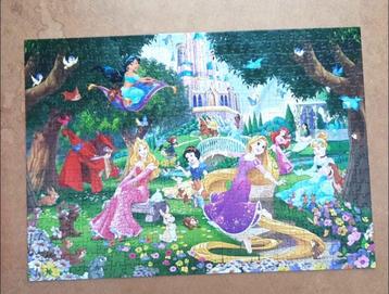 proche du neuf complet puzzle 500 pièces Princesses +7ans