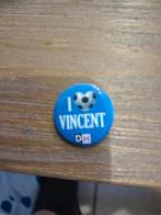 Bouton : J'adore Vincent, Collections, Broches, Pins & Badges, Bouton, Envoi